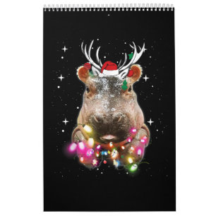 Calendario Navidades iluminan Hippo Fiona Hippopótamo Lover