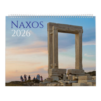 Calendario Naxos 2026 Greek Island Calendar