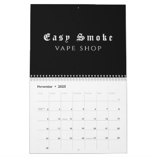 Calendario Negra Smoke Vape Shop