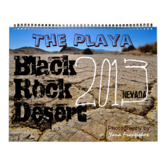 Calendario negro 2013-2014 de Playa del desierto