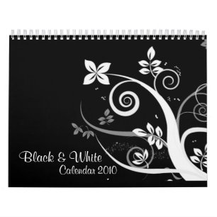 Calendario negro y del blanco 2010