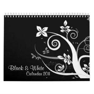 Calendario negro y del blanco 2010