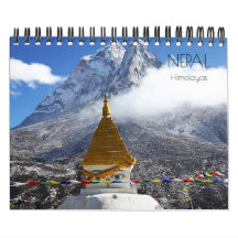 Calendario Nepal 2026 / Himalayas