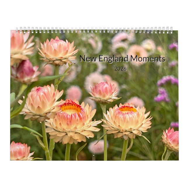 Calendario New England Moments 2026 Calendar (Tapa)