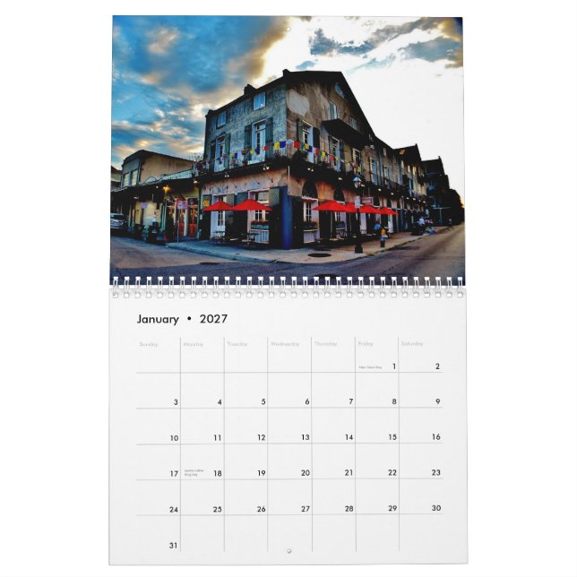 Calendario New Orleans 2014 (Jan 2027)