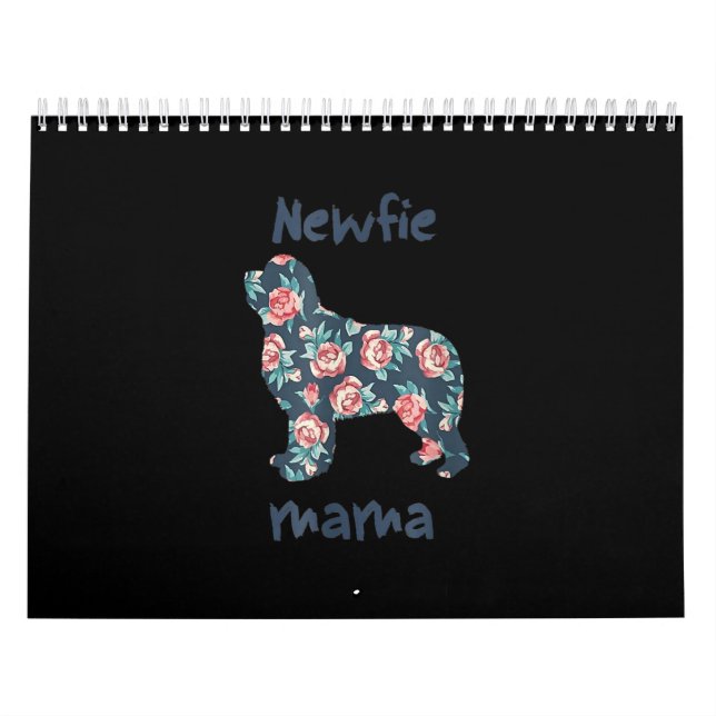 Calendario Newfie mama | Presente madre de perro de Terranova (Tapa)