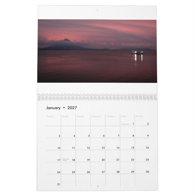 Calendario Nicaragua 2010 (Jan 2027)