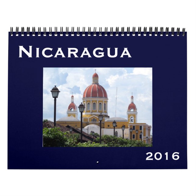 Calendario Nicaragua 2016 (Tapa)
