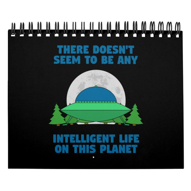 Calendario ninguna vida inteligente (Tapa)