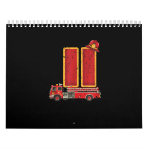 Calendario Niño de 11 años de edad regalo de bombero
