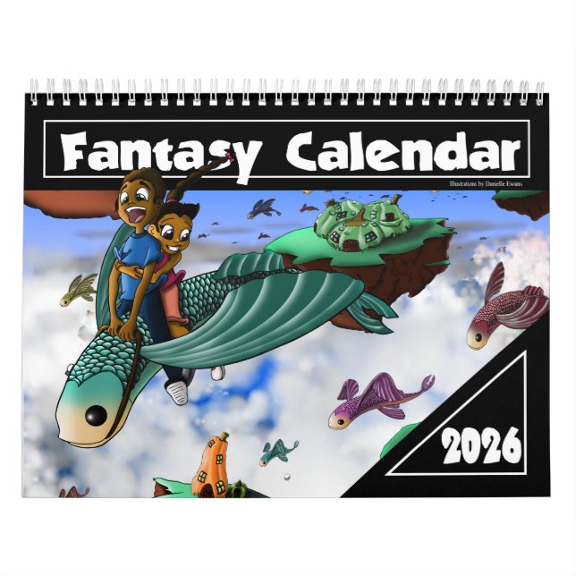 Calendario Niños afroamericanos 2026 (Tapa)