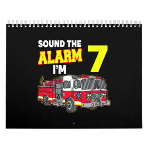 Calendario Niños Sonan Alarma Im 7 Niños Bomberos Camiones