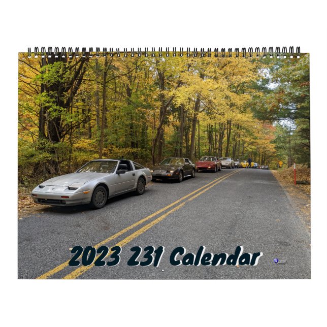 Calendario Nissan Z31 de 2023 (Tapa)