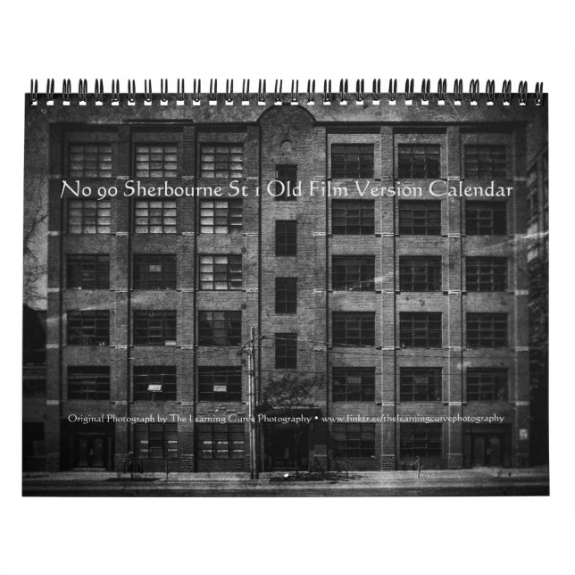 Calendario No 90 Sherbourne St 1 versión de película antigua (Tapa)