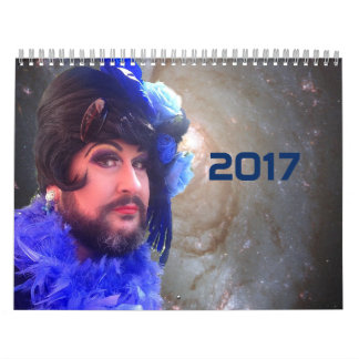 Calendario no binario de arrastre gay de ciencia f