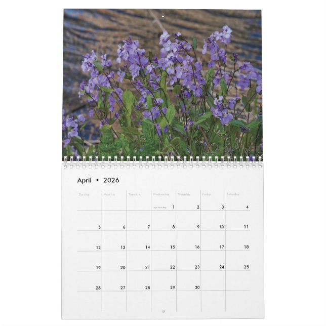 Calendario No dejes que nadie más Escoja la forma en que vive (Apr 2026)