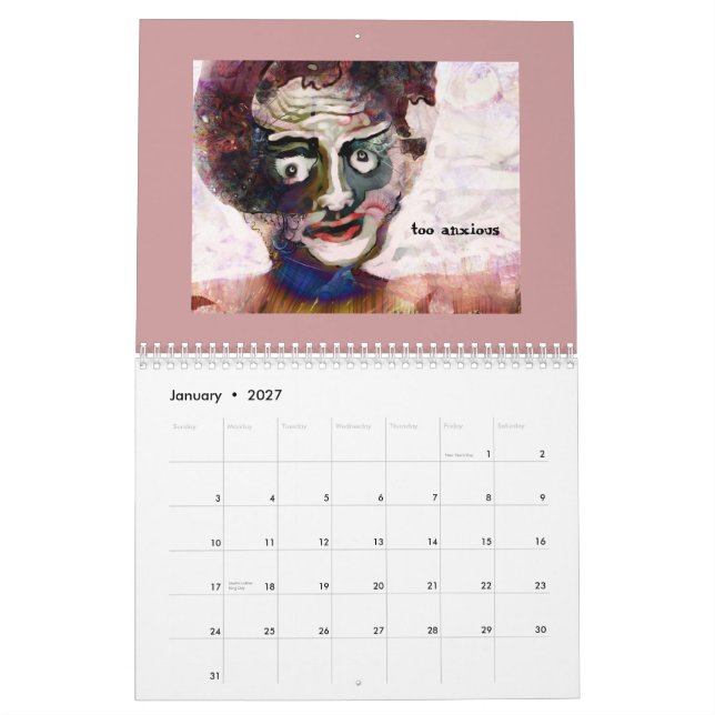 Calendario NO en F---libro (Jan 2027)