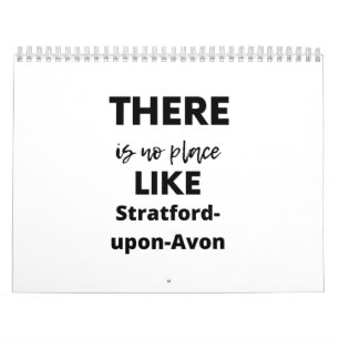 Calendario no hay lugar como Stratford-upon-Avon