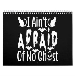 Calendario no le tengo miedo a ningún fantasma