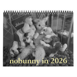 Calendario nobunny in 2026 calendar retrospective edition