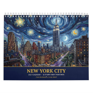 Calendario Nocturno Estelar de la Ciudad de Nueva