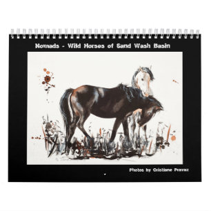 Calendario Nómadas - Caballos salvajes de la cuenca del lava