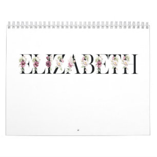 Calendario Nombre Elizabeth