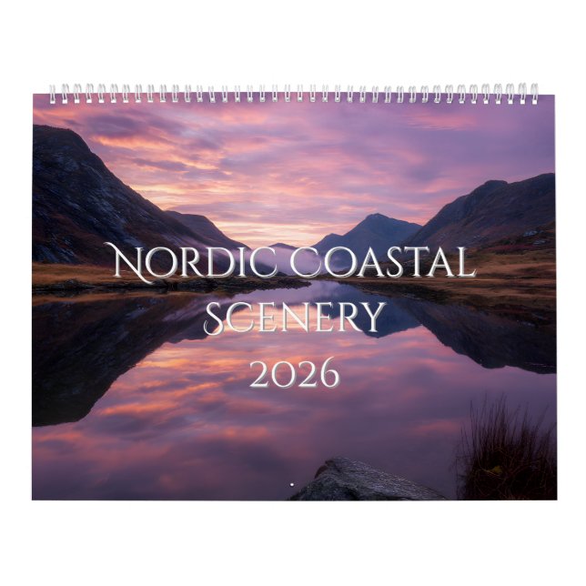 Calendario Nordic Coastal Scenery (Tapa)