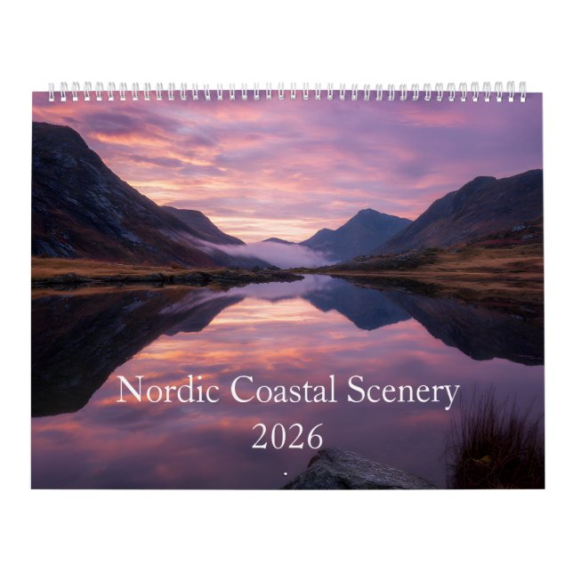 Calendario Nordic Coastal Scenery (Tapa)