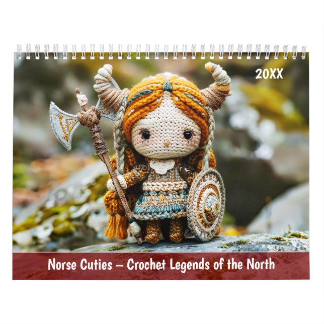 Calendario Norse Cuties – Crochet Legends of the North (Tapa)