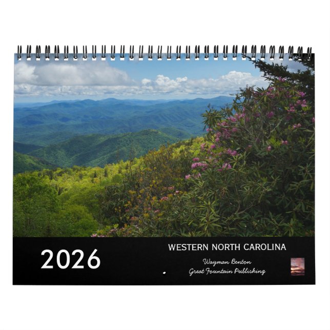 Calendario North Carolina Landscapes 2026 Calendar (Tapa)