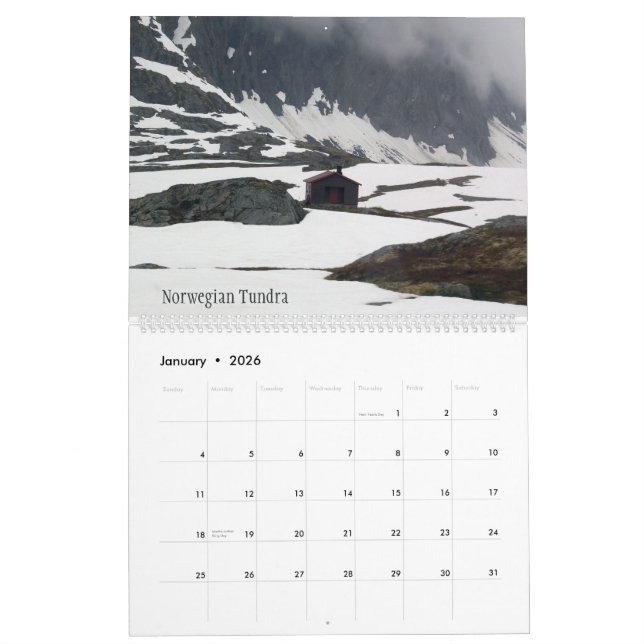 Calendario Noruega 2009 (Jan 2026)