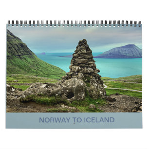 Calendario Noruega a Islandia