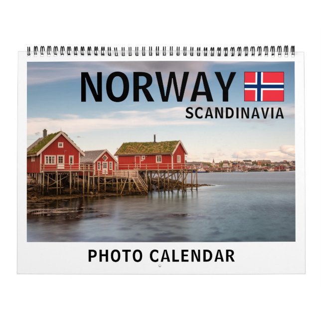 Calendario Noruega Escandinavia 2026 (Tapa)