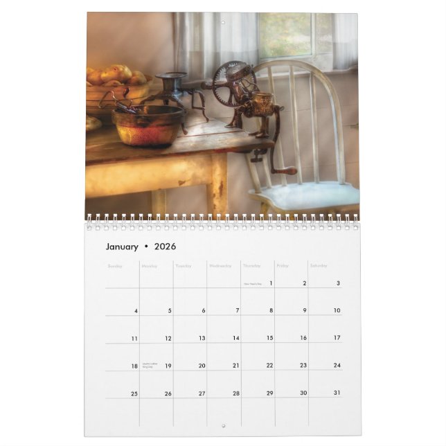 Calendario Nostalgia IV - Recordar el pasado (Jan 2026)