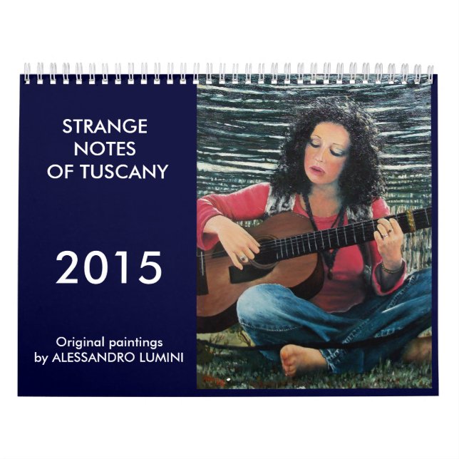 CALENDARIO NOTAS EXTRAÑAS DE TUSCANIA 2015 (Tapa)