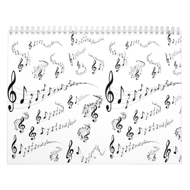 Calendario notas musicales (Tapa)