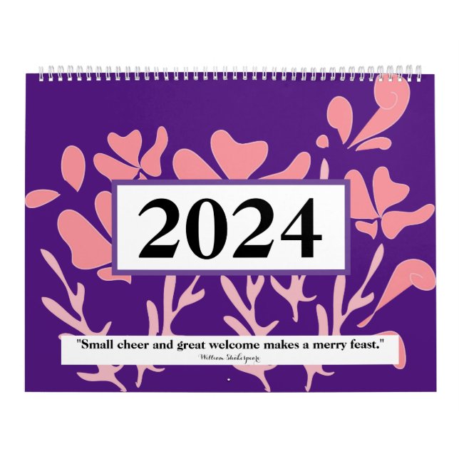 Calendario Novedades de creciente diseño de murales coloridos (Tapa)