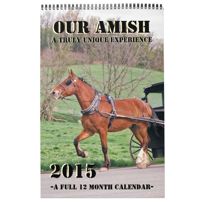 Calendario Nuestro Amish (Tapa)