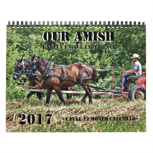 Calendario Nuestro Amish (Tapa)