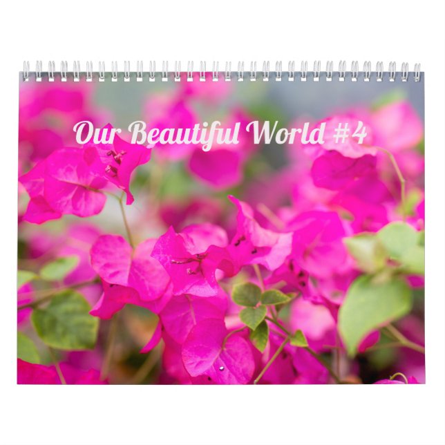 Calendario ~ Nuestro hermoso mundo #4 (Tapa)