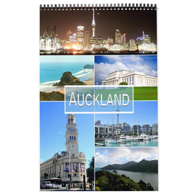 Calendario Nueva Zelanda - Auckland - (Tapa)