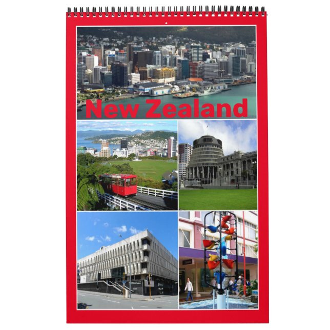 Calendario Nueva Zelandia - Oceanía - (Tapa)