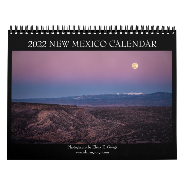 Calendario Nuevo México 2022 (Tapa)