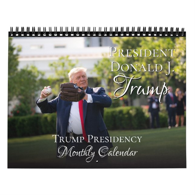 Calendario Nuevo presidente Donald J. Trump Foto 2025 (Tapa)