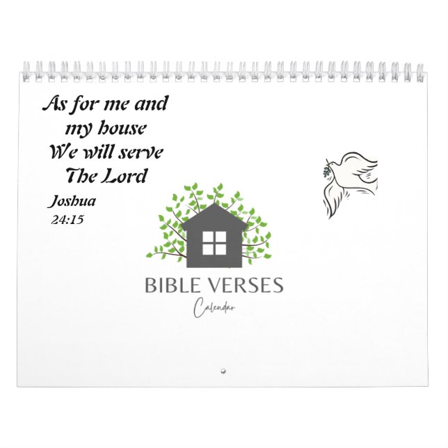 Calendario ¡NUEVO! Versos de la Biblia (Tapa)