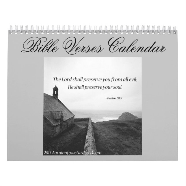 Calendario ¡NUEVO! Versos de la Biblia (Tapa)