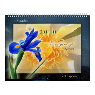 Calendario Nunca renuncies a un partidario del cáncer de mam