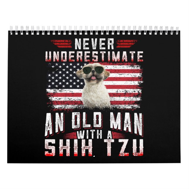 Calendario Nunca Subestimes A Una Vieja Con Un Tzu Shih (Tapa)