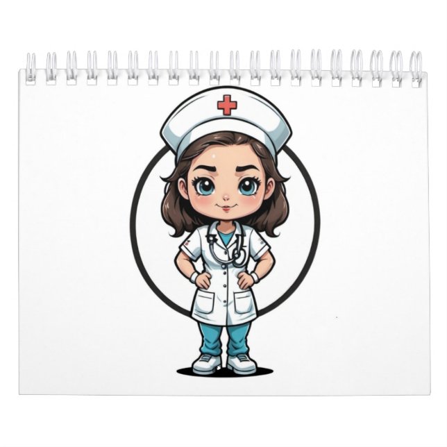 Calendario Nurse Calendar Collection - Inspiring Nursing Logo (Tapa)
